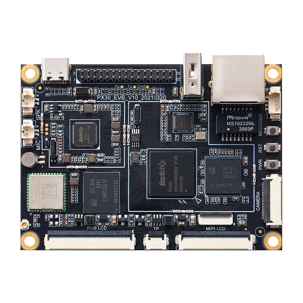 PX30车规级开发板/工业主板四核1.5GHz工控主机安卓8.1支持Linux
